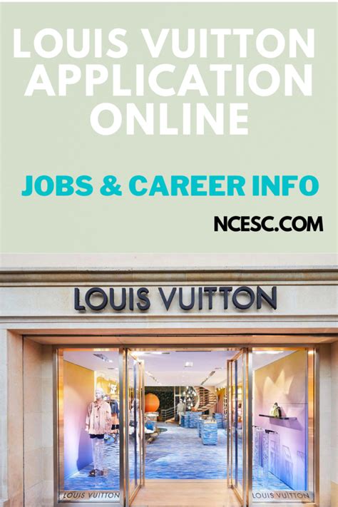 louis vuitton carrière|louis vuitton hiring website.